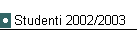 Studenti 2002/2003